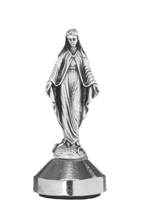 Csodás Mária szobor - fém, mágneses, öntapadós - 5 cm      