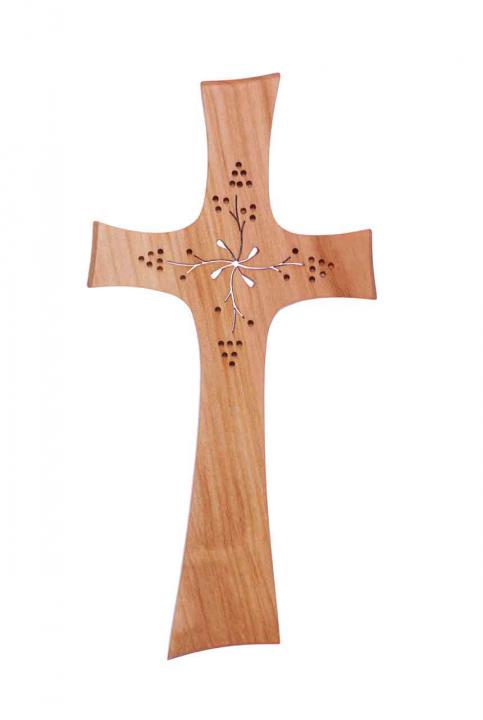 Egyedi akasztható fakereszt (áttört)