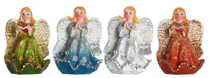  Angyal, 4 féle, 10 cm