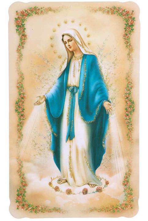 Segítő Mária szentkép 6,5 cm x 10,5 cm-es