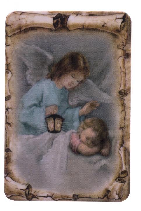 Hűtőmágnes - Őrző angyal - 4 cm x 6 cm-es