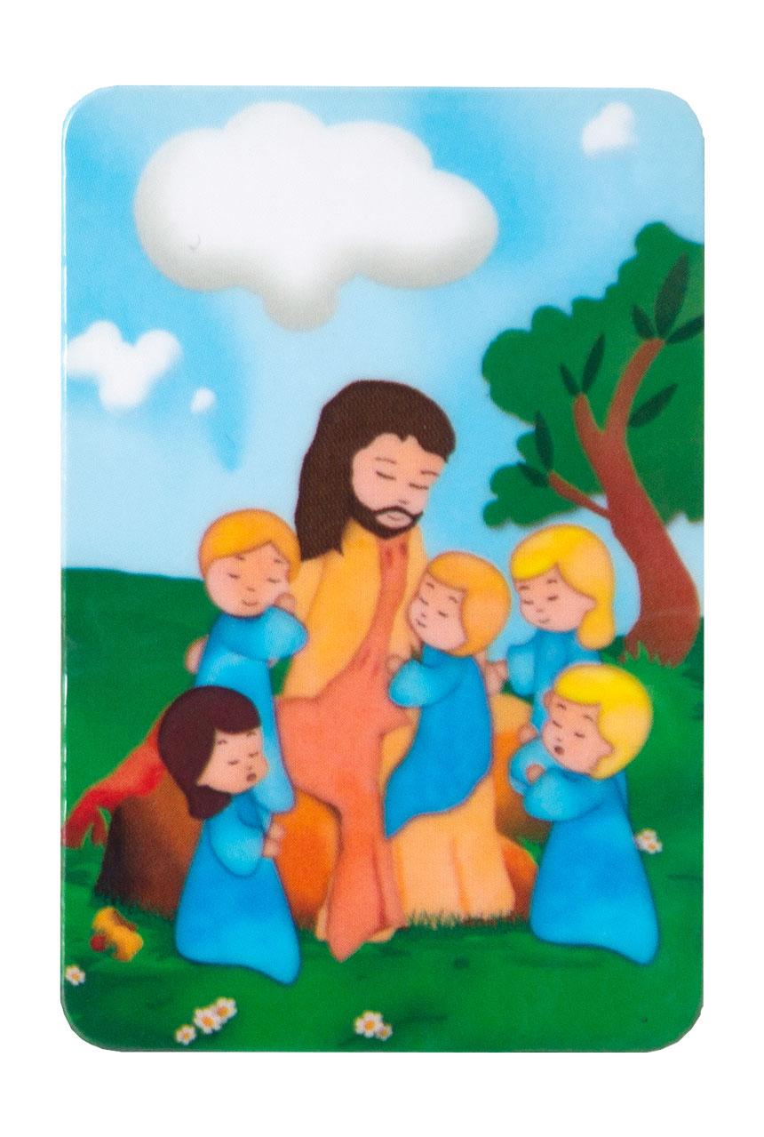hutomagnes-jezus-a-gyerekekkel-4-cm-x-6-cmes