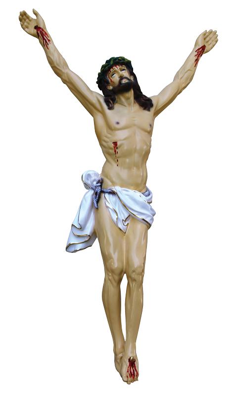 Szobor Korpusz (Krisztus) + INRI, 82 cm