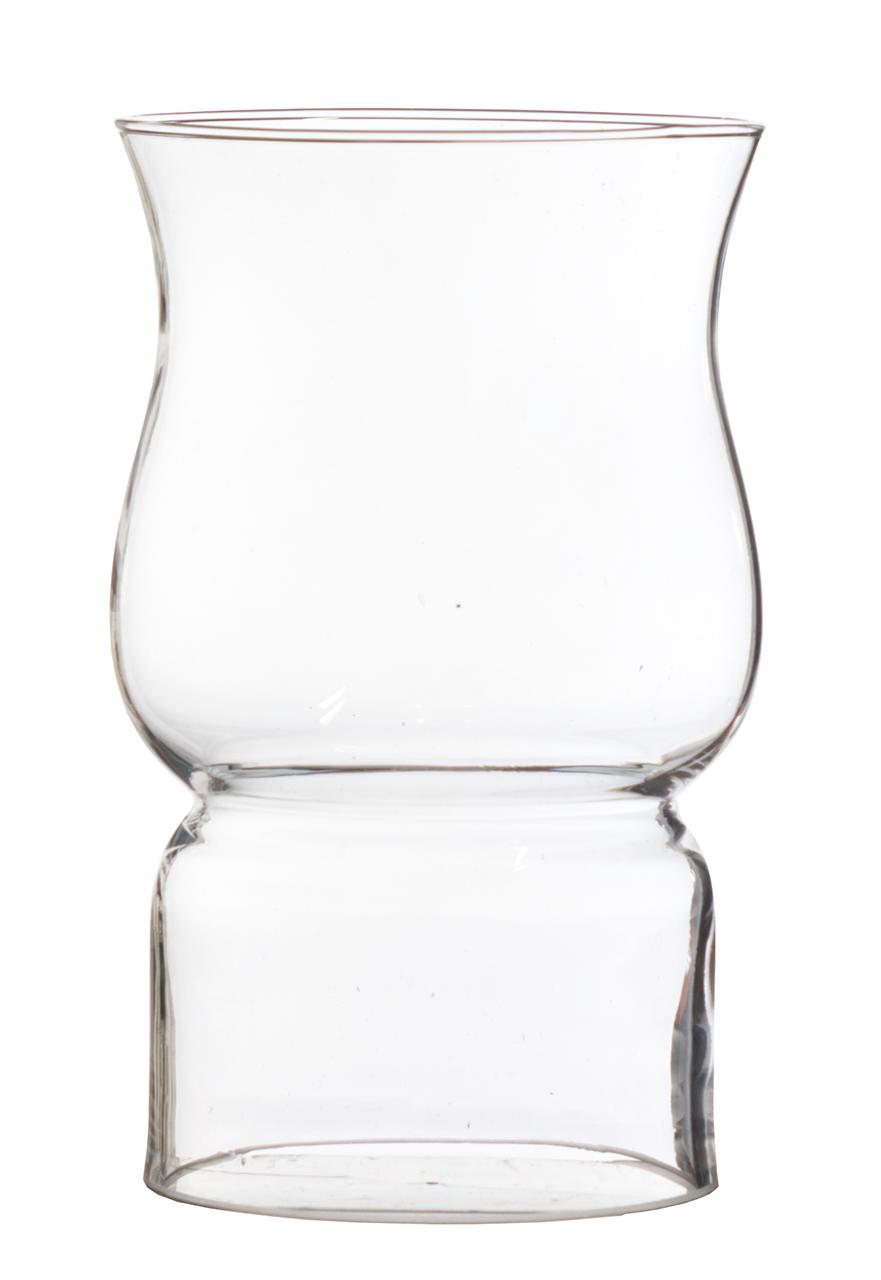 Lángvédő üvegbúra gyertyához, 16,5 cm, O80/82 mm