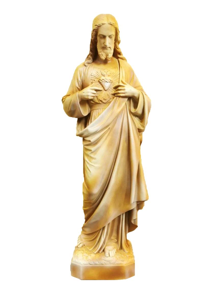 jezus-szive-szobor-ecru-szinben-97-cmes-