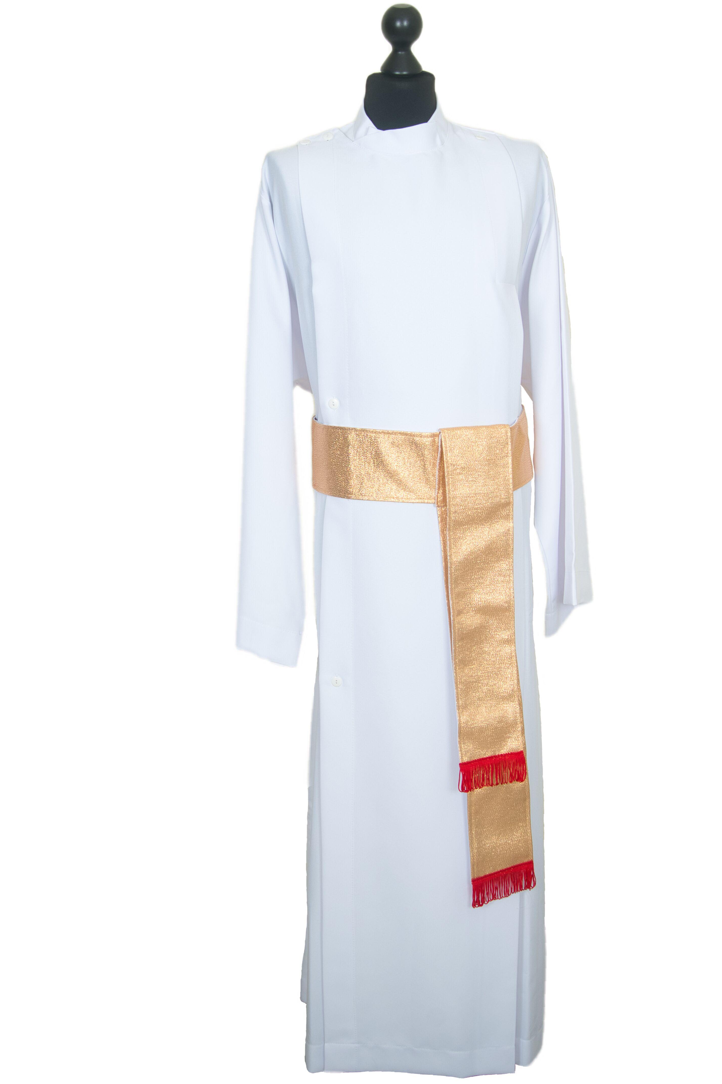 Liturgikus öv  aranyszínben (cingulum)