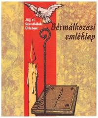 Bérmálkozási emléklap
