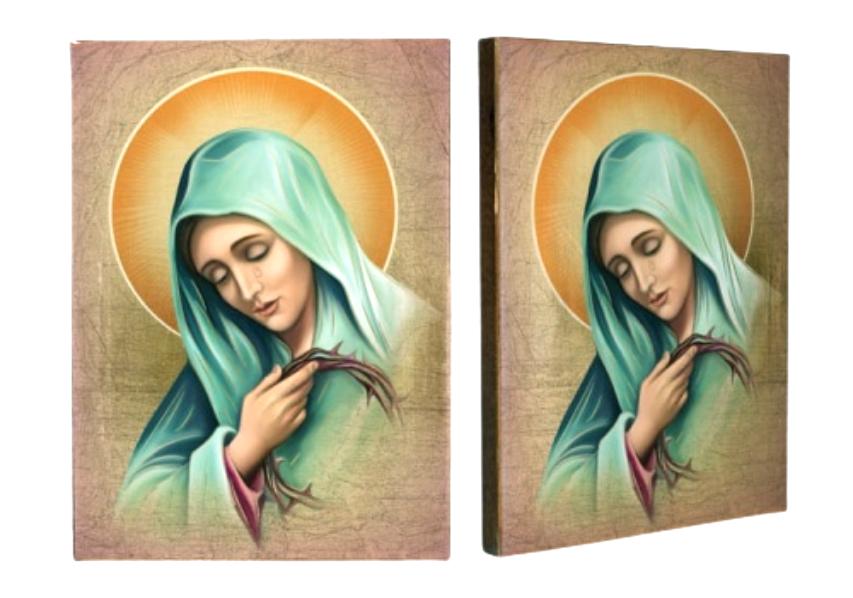 Fájdalmas Anya ikon, 17 cm x 23 cm