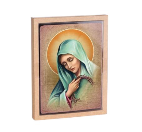 Fájdalmas Anya ikon, 17 cm x 23 cm