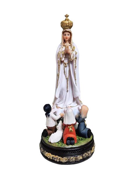 Fatimai Mária a gyerekekkel szobor, 25 cm-es 