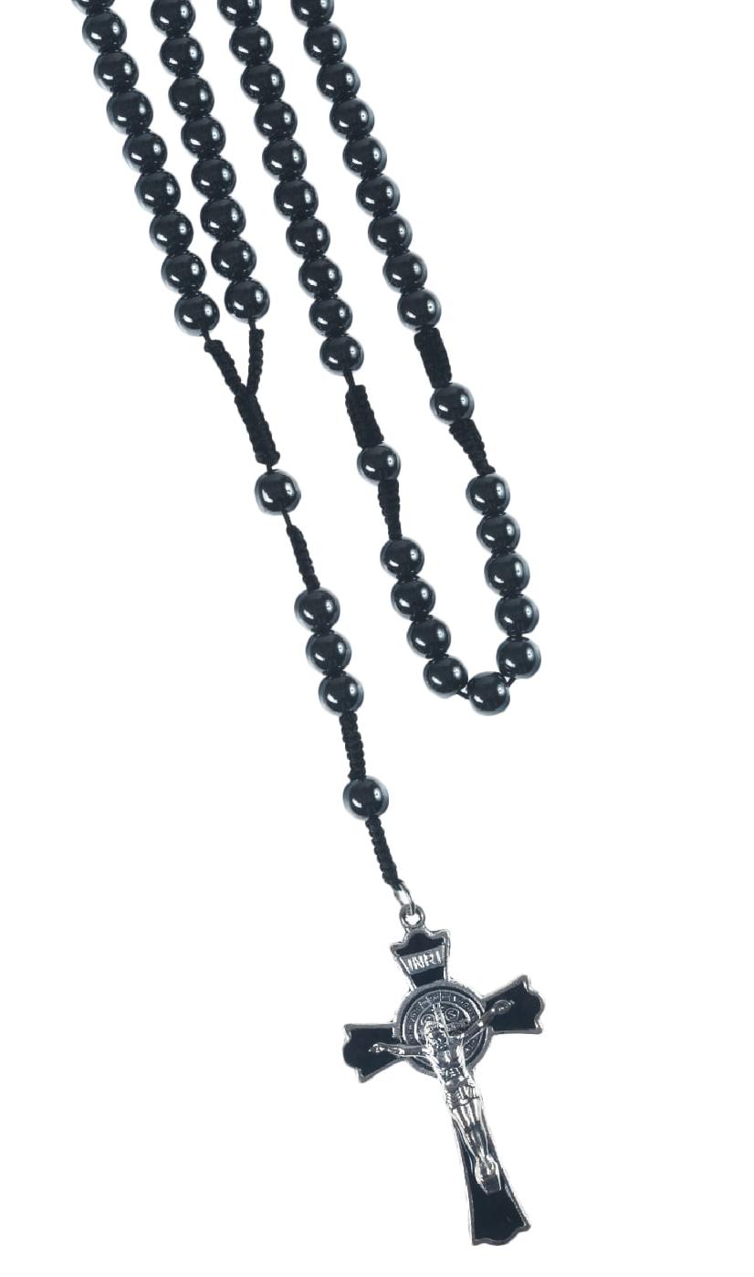 hematit-zsinoros-5tizedes-rozsafuzer-szent-benedek-feszulettel
