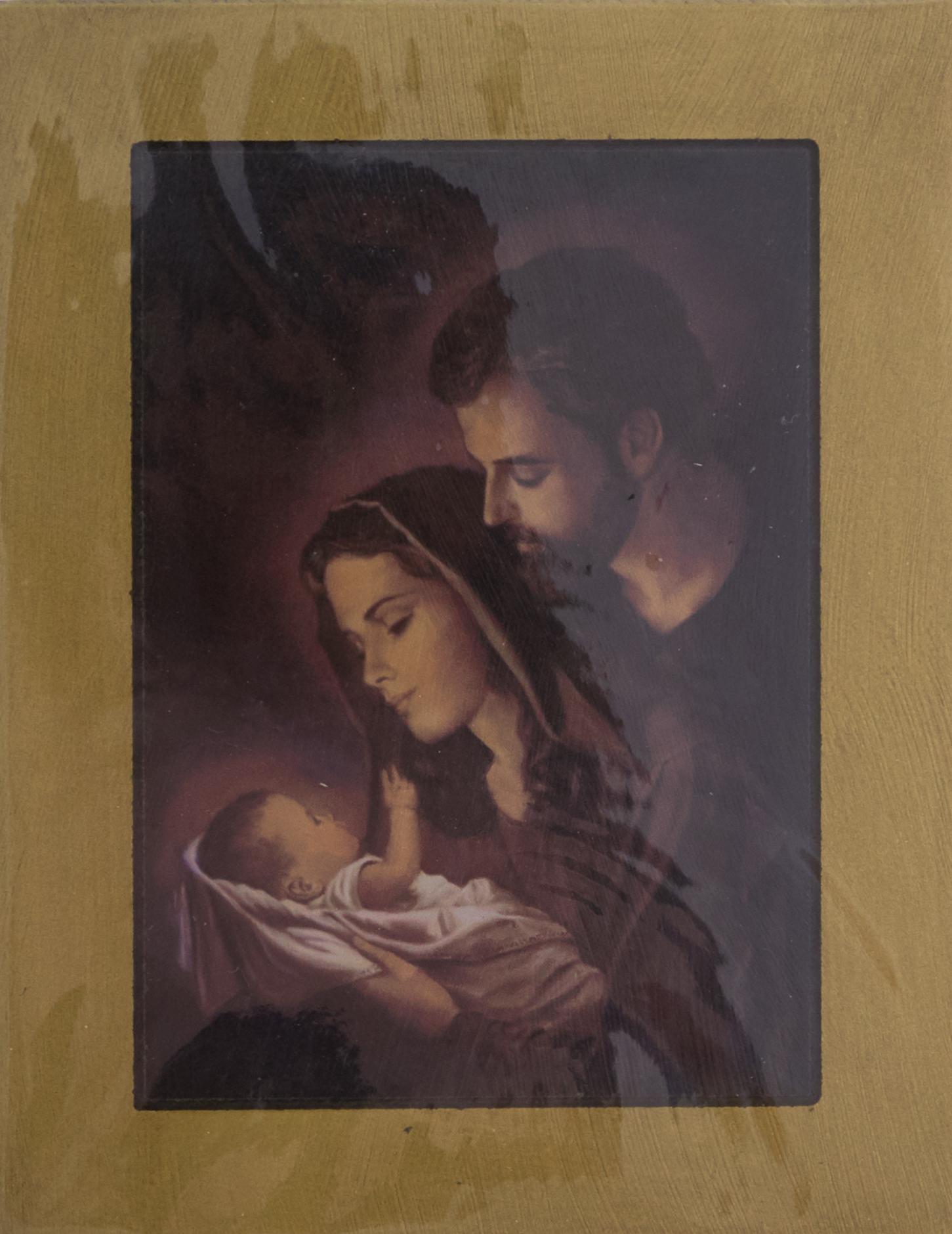Szentkép, Szent Család, 13 cm x 17 cm