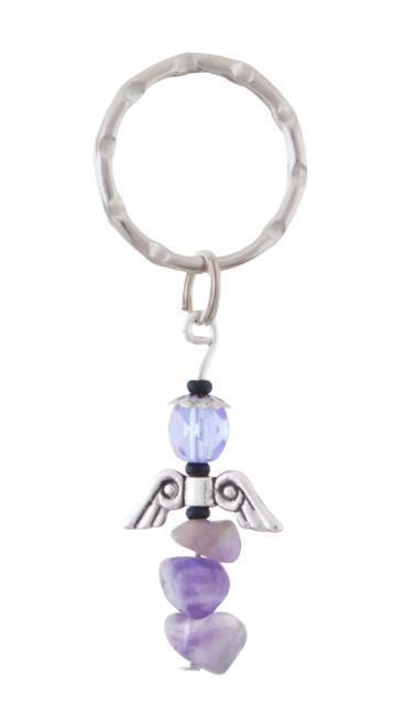 ametiszt-angyal-kulcstarto