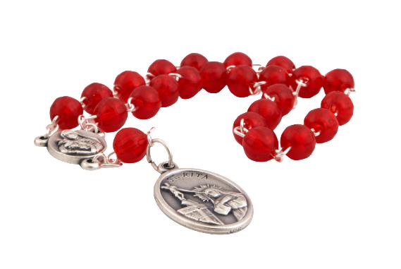 Szent Rita rózsafüzér